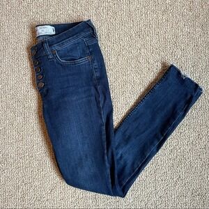 {Free People} Button Fly Jeans